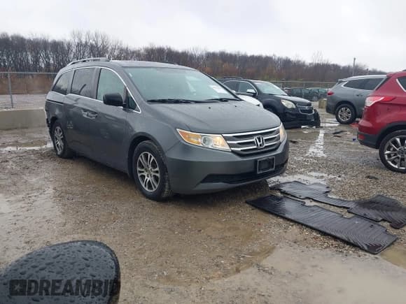 ✅ 2012 Honda Odyssey EX-L • VIN: 5FNRL5H63CB035402 • Lot: 43779658. Listed on IAAI with 170,420 mi. Free auction sales archive from the USA and detailed vehicle history report at DreamBid. Image 1.