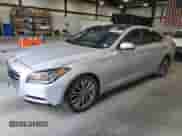 2015 Hyundai Genesis 3.8L z VIN KMHGN4JE9FU032279, wystawiony jako Copart lot #66226744 z przebiegiem 116 327 mil mil oraz Szkoda całkowita • Salvage title. Historia ofert i sprzedaży dostępna na DreamBid. Obrazek 1.