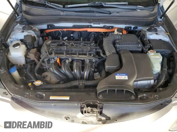 2011 Hyundai Sonata Hybrid with VIN KMHEC4A41BA002810, listed as a Copart auction lot 86480695 with 131,183 mi miles and Salvage title. Bid and sale history available at DreamBid. Image 11.