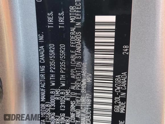 ✅ 2018 Lexus RX 350 • VIN: 2T2ZZMCA9JC114817 • Lot: 52809985. Wystawiony na Copart z przebiegiem 71 229 mil. Bezpłatny archiwum sprzedaży aukcyjnych z USA i szczegółowy raport historii pojazdu na DreamBid. Zdjęcie 13.