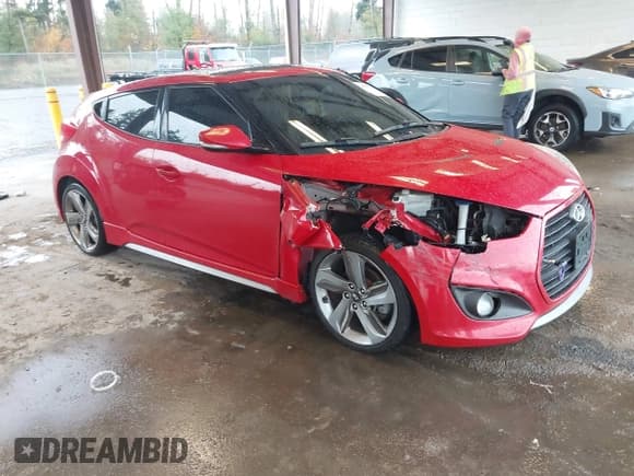 ✅ 2013 Hyundai Veloster Turbo • VIN: KMHTC6AE9DU106071 • Лот: 43537914. Опубликован ранее на IAAI с пробегом 165 739 миль. Бесплатный доступ к архиву аукционных продаж из США и подробный отчёт об истории автомобиля на DreamBid. Изображение 1.
