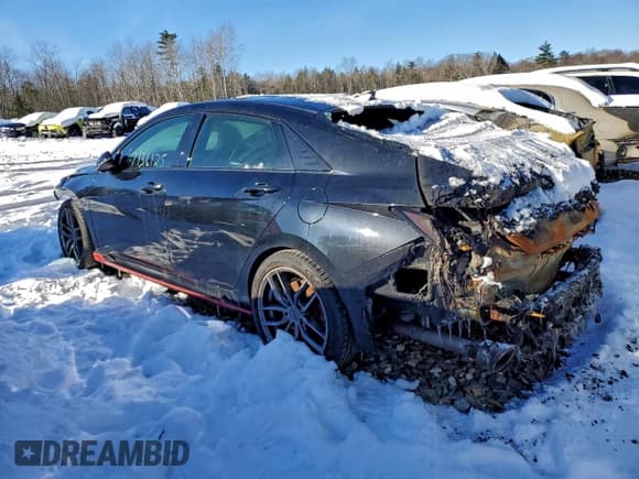 ✅ 2022 Hyundai Elantra • VIN: KMHLW4AK9NU001825 • Лот: 94068825. Опубликован ранее на Copart с пробегом 54 415 миль. Бесплатный доступ к архиву аукционных продаж из США и подробный отчёт об истории автомобиля на DreamBid. Изображение 2.