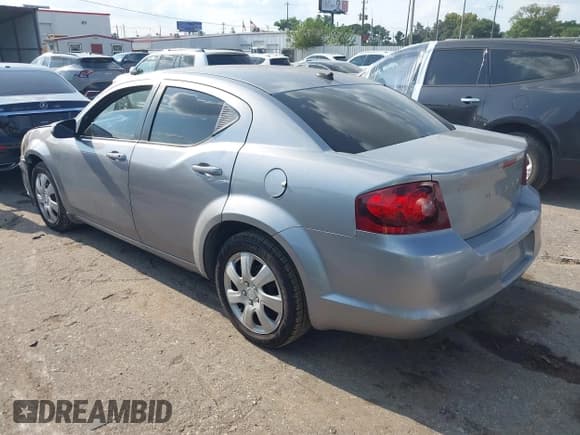 ✅ 2014 Dodge Avenger SE • VIN: 1C3CDZABXEN110199 • Lot: 43157282. Listed on IAAI with 177,058 mi. Free auction sales archive from the USA and detailed vehicle history report at DreamBid. Image 3.