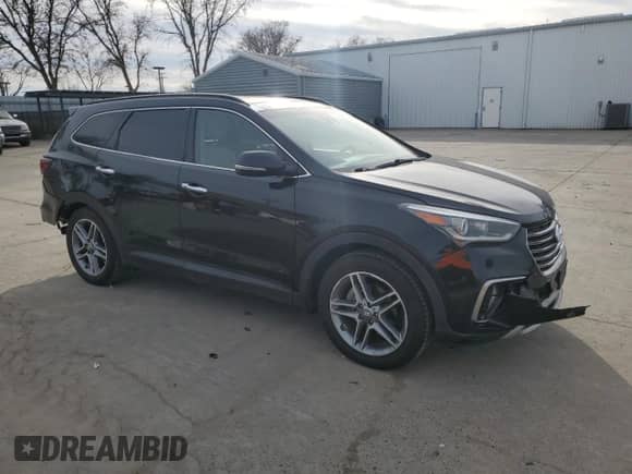 2018 Hyundai Santa Fe SE Ultimate with VIN KM8SR4HF5JU259295, listed as a Copart auction lot 47325275 with 71,573 mi miles and Salvage title. Bid and sale history available at DreamBid. Image 4.