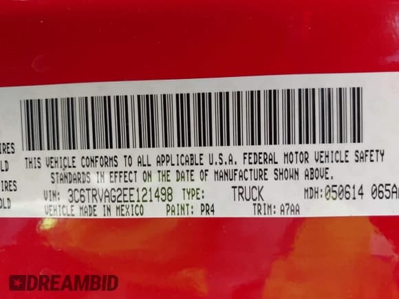 ✅ 2014 Ram ProMaster Cargo • VIN: 3C6TRVAG2EE121498 • Lot: 42581663. Wystawiony na IAAI z przebiegiem 123 449 mil. Bezpłatny archiwum sprzedaży aukcyjnych z USA i szczegółowy raport historii pojazdu na DreamBid. Zdjęcie 9.