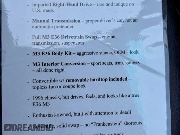 ✅ 1996 BMW M3 • VIN: WBABK72010ET51203 • Лот: 95624095. Опубликован ранее на Copart с пробегом 189 119 миль. Бесплатный доступ к архиву аукционных продаж из США и подробный отчёт об истории автомобиля на DreamBid. Изображение 14.