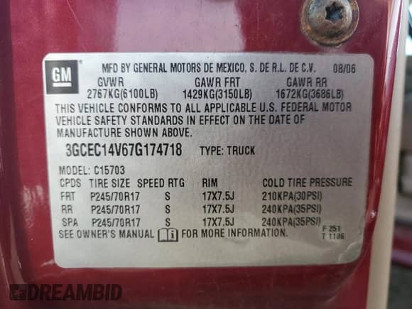 2007 Chevrolet Silverado 1500 Work Truck with VIN 3GCEC14V67G174718, listed as a Copart auction lot 84276155 with 257,348 mi miles and Salvage title. Bid and sale history available at DreamBid. Image 12.