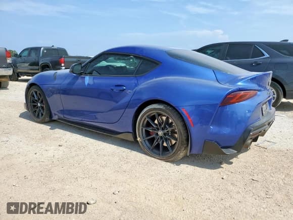 ✅ 2023 Toyota Supra 3.0 • VIN: WZ1DB0G05PW054758 • Lot: 60202015. Listed on Copart with 32,974 mi. Free auction sales archive from the USA and detailed vehicle history report at DreamBid. Image 2.