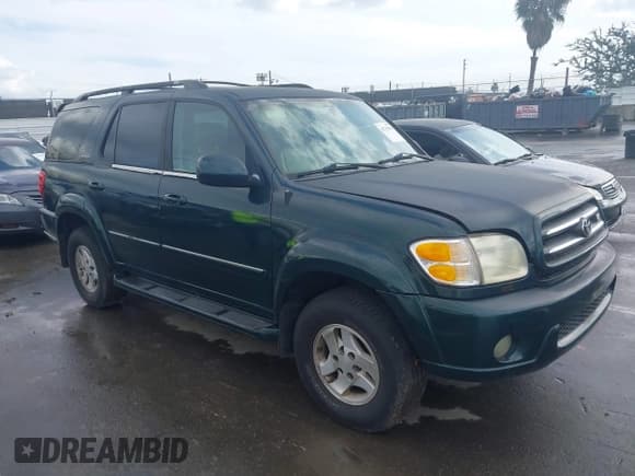 ✅ 2002 Toyota Sequoia Limited • VIN: 5TDZT38AX2S064916 • Лот: 43718949. Опубликован ранее на IAAI с пробегом 282 625 миль. Бесплатный доступ к архиву аукционных продаж из США и подробный отчёт об истории автомобиля на DreamBid. Изображение 1.