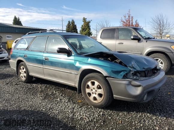 ✅ 1999 Subaru Legacy Outback • VIN: 4S3BG6856X7600093 • Lot: 90284255. Listed on Copart with 200,434 mi. Free auction sales archive from the USA and detailed vehicle history report at DreamBid. Image 4.