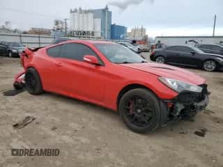 2015 Hyundai Genesis Coupe Ultimate с VIN KMHHU6KJ1FU130009, выставлен на аукционе Copart как лот 84342974 с пробегом 112 597 миль миль и Списание • Salvage title. История ставок и продаж доступна на DreamBid. Изображение 4.