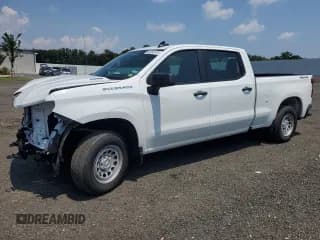 ✅ 2024 Chevrolet Silverado 1500 Work Truck • VIN: 1GCPDAEK6RZ322301 • Лот: 66265105. Опубликован ранее на Copart с пробегом 16 970 миль. Бесплатный доступ к архиву аукционных продаж из США и подробный отчёт об истории автомобиля на DreamBid. Изображение 1.