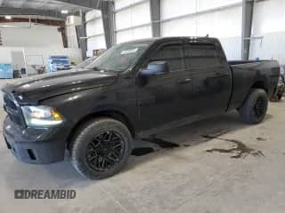 2017 Ram 1500 Big Horn z VIN 1C6RR7TT1HS852294, wystawiony jako Copart lot #57290055 z przebiegiem 92 571 mil mil oraz Szkoda całkowita • Salvage title. Historia ofert i sprzedaży dostępna na DreamBid. Obrazek 1.