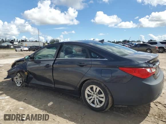 2012 Hyundai Sonata GLS with VIN 5NPEB4AC6CH311021, listed as a Copart auction lot 80875065 with 153,798 mi miles and Salvage title. Bid and sale history available at DreamBid. Image 2.