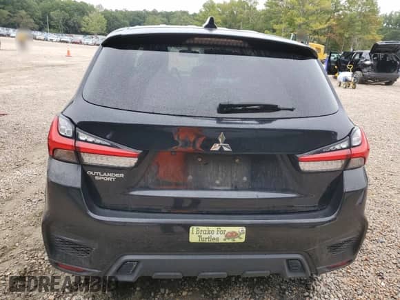 2020 Mitsubishi Outlander ES with VIN JA4AR3AU7LU014773, listed as a Copart auction lot 71806055 with 87,600 mi miles and Salvage title. Bid and sale history available at DreamBid. Image 6.