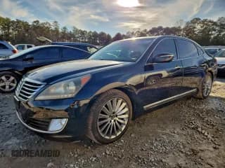 ✅ 2015 Hyundai Equus Signature • VIN: KMHGH4JH4FU091693 • Lot: 94696605. Listed on Copart with 195,566 mi. Free auction sales archive from the USA and detailed vehicle history report at DreamBid. Image 1.
