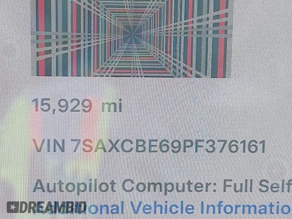 ✅ 2023 Tesla Model X Plaid • VIN: 7SAXCBE69PF376161 • Lot: 43607646. Wystawiony na IAAI z przebiegiem 15 929 mil. Bezpłatny archiwum sprzedaży aukcyjnych z USA i szczegółowy raport historii pojazdu na DreamBid. Zdjęcie 15.