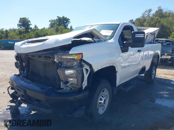 ✅ 2021 Chevrolet Silverado 2500HD Work Truck • VIN: 1GC0WLE74MF110381 • Lot: 43450433. Listed on IAAI with 172,393 mi. Free auction sales archive from the USA and detailed vehicle history report at DreamBid. Image 2.