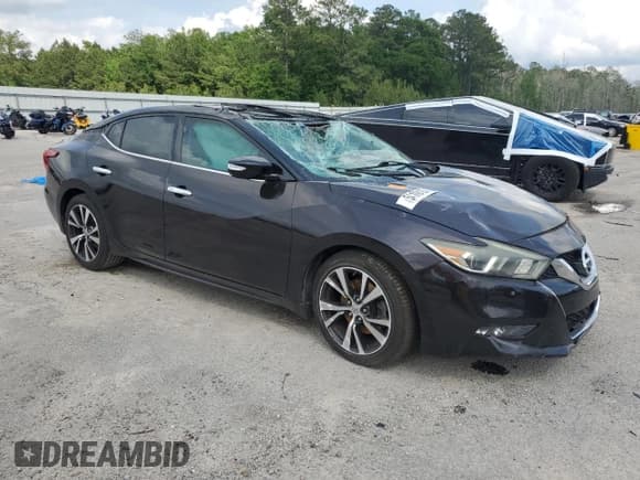 ✅ 2016 Nissan Maxima S • VIN: 1N4AA6AP7GC395745 • Лот: 54106185. Опубликован ранее на Copart с пробегом Не указан. Бесплатный доступ к архиву аукционных продаж из США и подробный отчёт об истории автомобиля на DreamBid. Изображение 4.