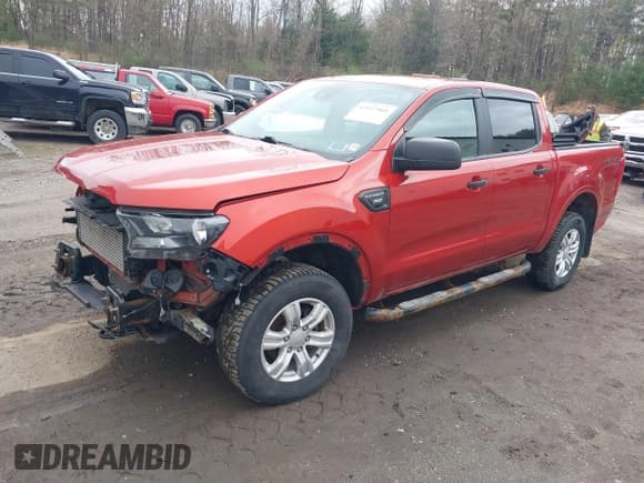 ✅ 2019 Ford Ranger XL • VIN: 1FTER4FH6KLB04333 • Lot: 42117901. Listed on IAAI with 49,453 mi. Free auction sales archive from the USA and detailed vehicle history report at DreamBid. Image 2.