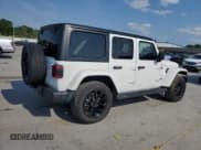 ✅ 2021 Jeep Wrangler Unlimited Sahara • VIN: 1C4JJXP63MW720948 • Lot: 57115825. Listed on Copart with 33,391 mi. Free auction sales archive from the USA and detailed vehicle history report at DreamBid. Image 3.