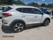 2017 Hyundai Tucson Night Edition with VIN KM8J3CA27HU328559, listed as a Copart auction lot 60818115 with 85,222 mi miles and Salvage title. Bid and sale history available at DreamBid. Image 3.