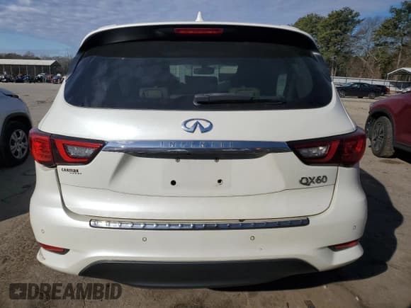 ✅ 2019 Infiniti QX60 Pure • VIN: 5N1DL0MN2KC504724 • Lot: 46477085. Listed on Copart with 107,156 mi. Free auction sales archive from the USA and detailed vehicle history report at DreamBid. Image 6.