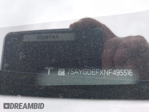 ✅ 2022 Tesla Model Y Performance • VIN: 7SAYGDEFXNF495516 • Lot: 43428326. Listed on IAAI with 33,075 mi. Free auction sales archive from the USA and detailed vehicle history report at DreamBid. Image 9.