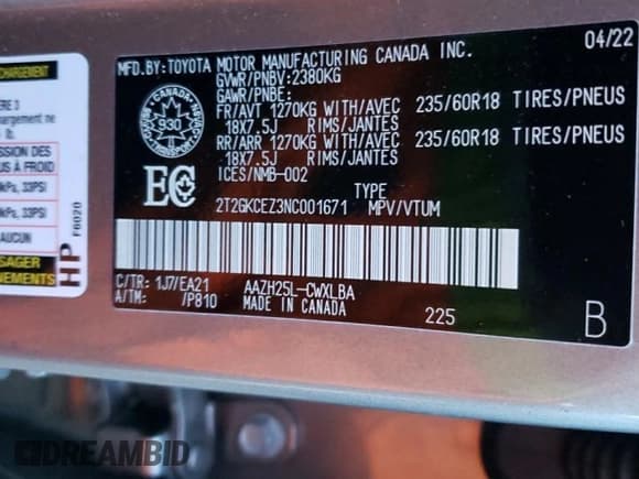 ✅ 2022 Lexus NX 350h Premium • VIN: 2T2GKCEZ3NC001671 • Lot: 72226562. Wystawiony na Copart z przebiegiem 10 602 mil. Bezpłatny archiwum sprzedaży aukcyjnych z USA i szczegółowy raport historii pojazdu na DreamBid. Zdjęcie 14.