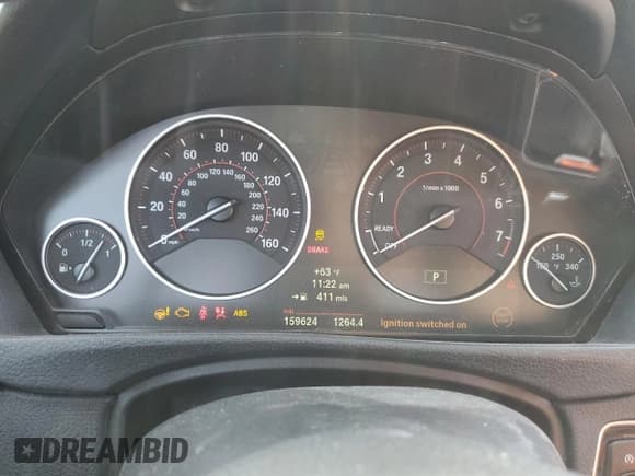 ✅ 2012 BMW 3 Series 328i • VIN: WBA3A5G52CNP15407 • Lot: 51678384. Listed on Copart with 159,624 mi. Free auction sales archive from the USA and detailed vehicle history report at DreamBid. Image 9.