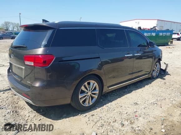 ✅ 2018 Kia Sedona SX-L • VIN: KNDME5C16J6366516 • Lot: 42032932. Listed on IAAI with 57,331 mi. Free auction sales archive from the USA and detailed vehicle history report at DreamBid. Image 4.