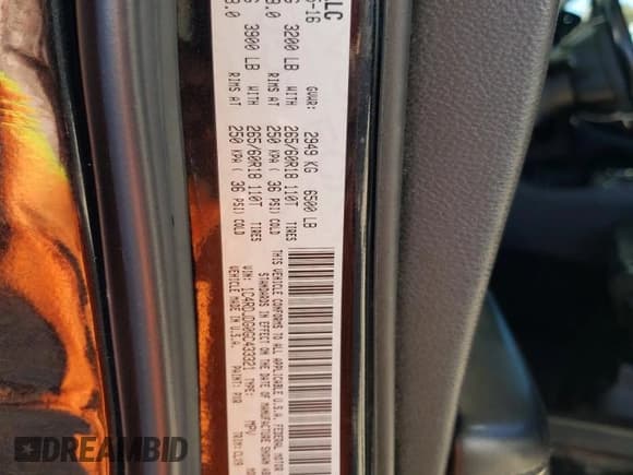 ✅ 2016 Dodge Durango Limited • VIN: 1C4RDJDG0GC433321 • Lot: 91044305. Wystawiony na Copart z przebiegiem 242 476 mil. Bezpłatny archiwum sprzedaży aukcyjnych z USA i szczegółowy raport historii pojazdu na DreamBid. Zdjęcie 13.