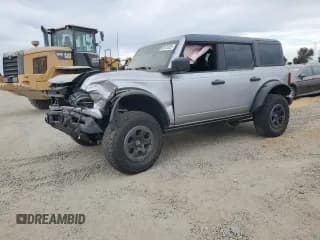 ✅ 2021 Ford Bronco • VIN: 1FMEE5DP4MLA72847 • Lot: 69575825. Listed on Copart with 22,682 mi. Free auction sales archive from the USA and detailed vehicle history report at DreamBid. Image 1.