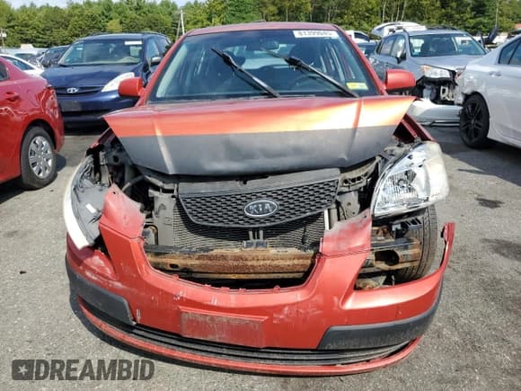 ✅ 2009 Kia Rio LX • VIN: KNADE243896494277 • Lot: 81399045. Listed on Copart with Not provided. Free auction sales archive from the USA and detailed vehicle history report at DreamBid. Image 5.