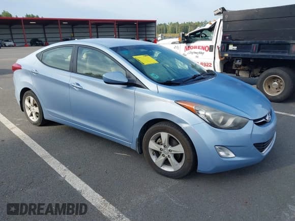 ✅ 2012 Hyundai Elantra GLS • VIN: KMHDH4AE2CU469322 • Lot: 43219324. Listed on IAAI with 112,501 mi. Free auction sales archive from the USA and detailed vehicle history report at DreamBid. Image 1.