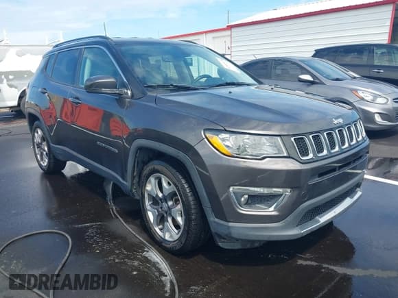 ✅ 2020 Jeep Compass Limited • VIN: 3C4NJCCB4LT198607 • Lot: 42903408. Listed on IAAI with 110,076 mi. Free auction sales archive from the USA and detailed vehicle history report at DreamBid. Image 1.