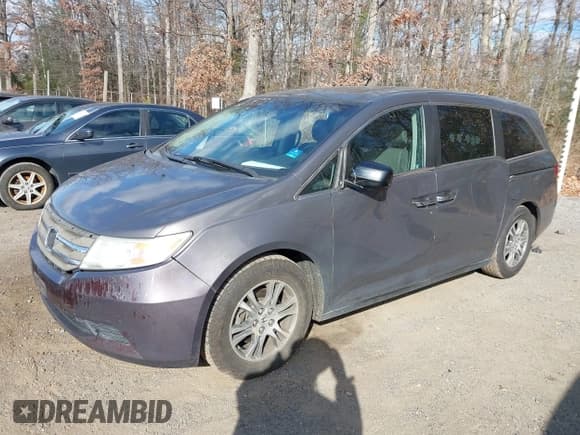 ✅ 2012 Honda Odyssey EX-L • VIN: 5FNRL5H66CB130892 • Lot: 43795563. Listed on IAAI with 155,722 mi. Free auction sales archive from the USA and detailed vehicle history report at DreamBid. Image 2.