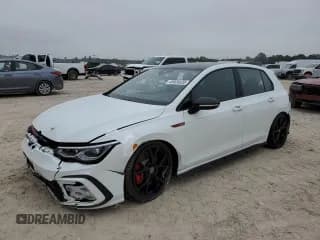 ✅ 2024 Volkswagen Golf GTI 380 S • VIN: WVWHA7CD3RW150220 • Лот: 45926535. Опубликован ранее на Copart с пробегом 6 192 миль. Бесплатный доступ к архиву аукционных продаж из США и подробный отчёт об истории автомобиля на DreamBid. Изображение 1.