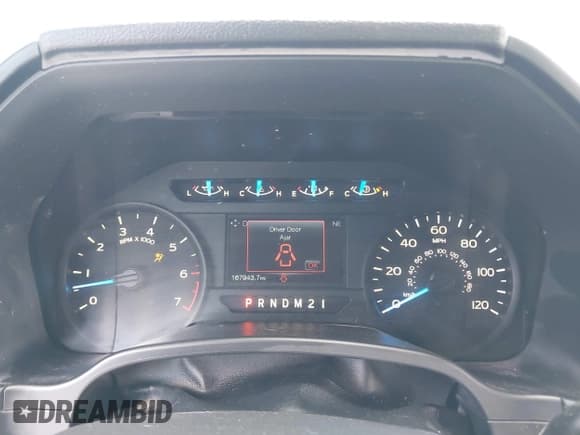 ✅ 2017 Ford F-150 XL • VIN: 1FTFX1EF6HKE49997 • Lot: 42606917. Listed on IAAI with 167,943 mi. Free auction sales archive from the USA and detailed vehicle history report at DreamBid. Image 7.