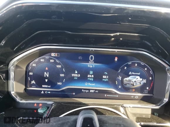 ✅ 2025 Chevrolet Silverado 1500 High Country • VIN: 1GCUKJE89SZ102539 • Lot: 43957545. Listed on Copart with 5,053 mi. Free auction sales archive from the USA and detailed vehicle history report at DreamBid. Image 9.