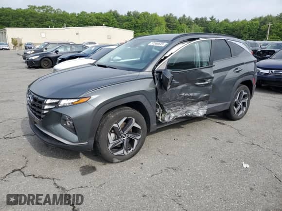 2022 Hyundai Tucson SEL с VIN KM8JBDA28NU051361, выставлен на аукционе Copart как лот 57569645 с пробегом 38 979 миль миль и Списание • Salvage title. История ставок и продаж доступна на DreamBid. Изображение 1.