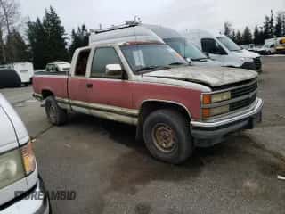 1990 Chevrolet Silverado 2500 z VIN 2GCFK29K5L1243591, wystawiony jako Copart lot #43874185 z przebiegiem 137 320 mil mil oraz Czysty tytuł • Clean title. Historia ofert i sprzedaży dostępna na DreamBid. Obrazek 4.