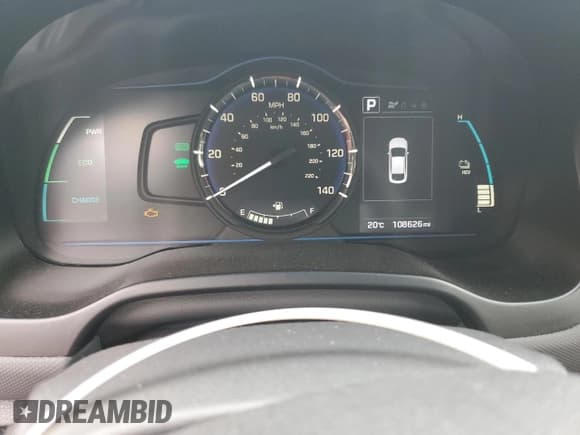 ✅ 2019 Hyundai Ioniq • VIN: KMHC65LD8KU182979 • Lot: 80360045. Listed on Copart with 108,626 mi. Free auction sales archive from the USA and detailed vehicle history report at DreamBid. Image 9.