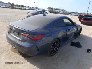 ✅ 2023 BMW 4 Series 430i • VIN: WBA53AP0XPCL09554 • Lot: 51770213. Listed on Copart with 7,447 mi. Free auction sales archive from the USA and detailed vehicle history report at DreamBid. Image 3.