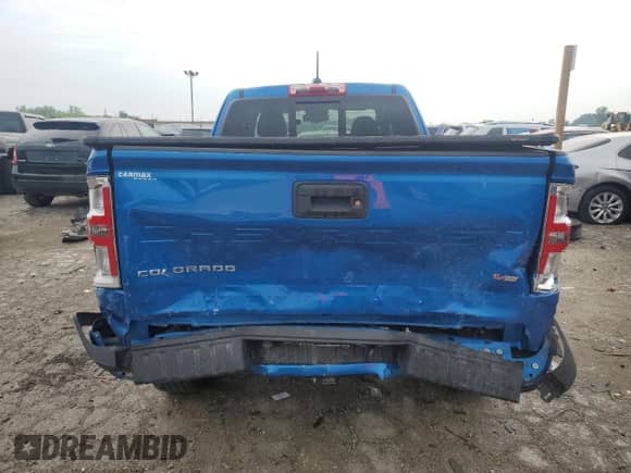 2022 Chevrolet Colorado 4WD Z71 z VIN 1GCHTDEN1N1197784, wystawiony jako Copart lot #63993685 z przebiegiem 35 709 mil mil oraz Szkoda całkowita • Salvage title. Historia ofert i sprzedaży dostępna na DreamBid. Obrazek 6.