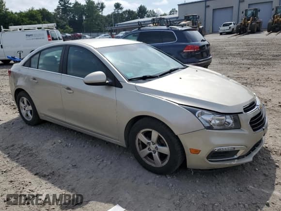 ✅ 2015 Chevrolet Cruze LT • VIN: 1G1PC5SB7F7116726 • Lot: 65864823. Listed on Copart with 222,744 mi. Free auction sales archive from the USA and detailed vehicle history report at DreamBid. Image 4.