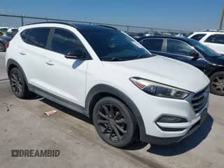 2017 Hyundai Tucson Sport with VIN KM8J33A2XHU548973, listed as a IAAI auction lot 43339444 with 103,873 mi miles and . Bid and sale history available at DreamBid. Image 1.