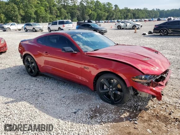 ✅ 2023 Ford Mustang GT • VIN: 1FA6P8CF2P5307077 • Lot: 84570065. Wystawiony na Copart z przebiegiem 19 199 mil. Bezpłatny archiwum sprzedaży aukcyjnych z USA i szczegółowy raport historii pojazdu na DreamBid. Zdjęcie 4.