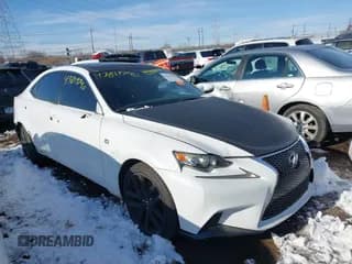 ✅ 2014 Lexus IS 250 • VIN: JTHCF1D21E5015001 • Lot: 43819740. Listed on IAAI with 90,509 mi. Free auction sales archive from the USA and detailed vehicle history report at DreamBid. Image 1.