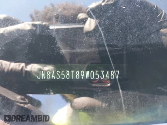 ✅ 2009 Nissan Rogue S • VIN: JN8AS58T89W053487 • Lot: 43554654. Wystawiony na IAAI z przebiegiem 240 641 mil. Bezpłatny archiwum sprzedaży aukcyjnych z USA i szczegółowy raport historii pojazdu na DreamBid. Zdjęcie 9.
